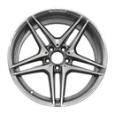 2019 Mercedes C63 Wheel 19" Machined Charcoal Aluminum 5 Lug W85455MC-5