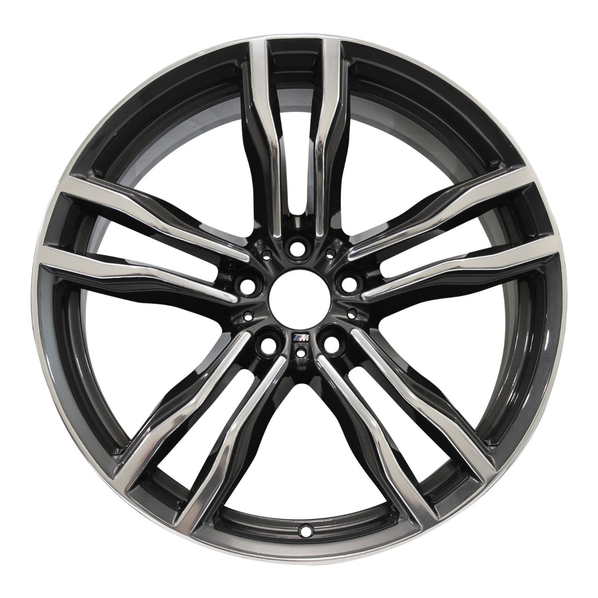 2016 BMW X6 Wheel 21" Polished Charcoal Aluminum 5 Lug W86194PC2