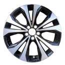 2021 Lexus NX300 Rueda 18" Aluminio negro brillante mecanizado 5 lengüetas W96303MB-6