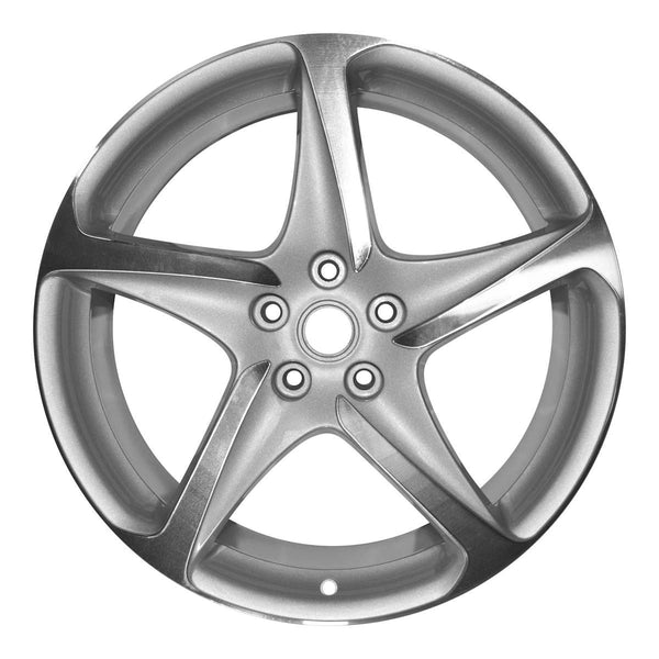 2012 Ferrari FF Wheel 20" Machined Silver Aluminum 5 Lug W97419MS-2