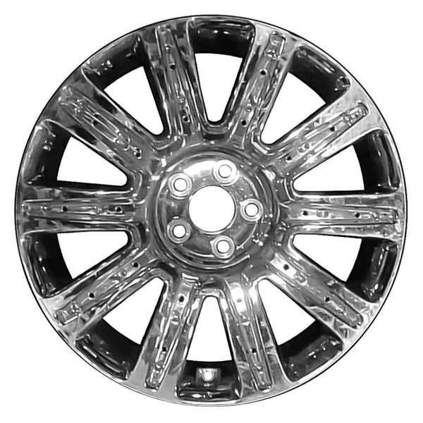 2014 Hyundai Equus Wheel 19" Light PVD Chrome Aluminum 5 Lug W97990PVD-2