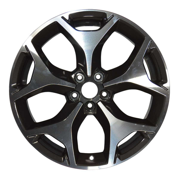 2014 subaru forester wheel 18 machined black aluminum 5 lug w68815mb 1