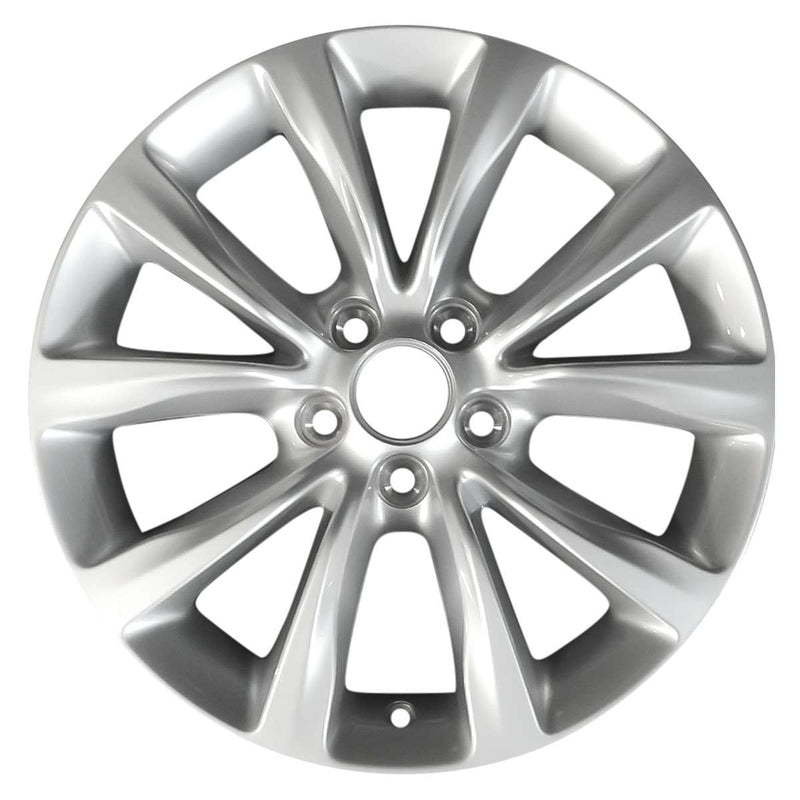 2017 chrysler 200 wheel 17 silver aluminum 5 lug w2513s 3