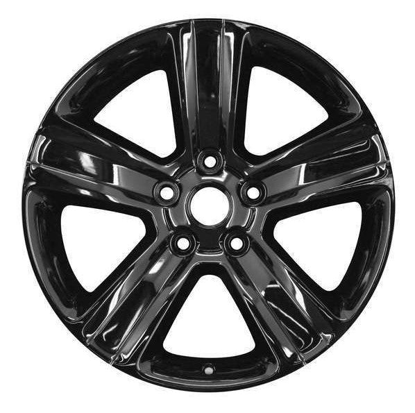 2017 dodge 1500 wheel 20 black aluminum 5 lug w2559b 9