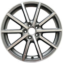 2017 audi a6 wheel 19 machined charcoal aluminum 5 lug w58973mc 6