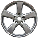2014 porsche 911 wheel 20 machined silver aluminum 5 lug w67457ms 1