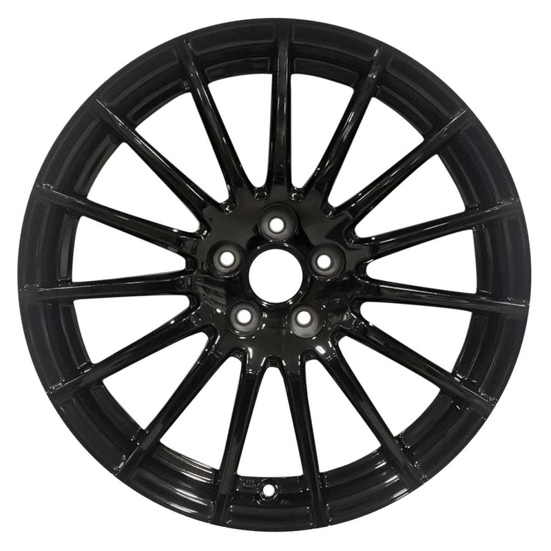 2018 subaru brz wheel 18 black aluminum 5 lug w68864b 1