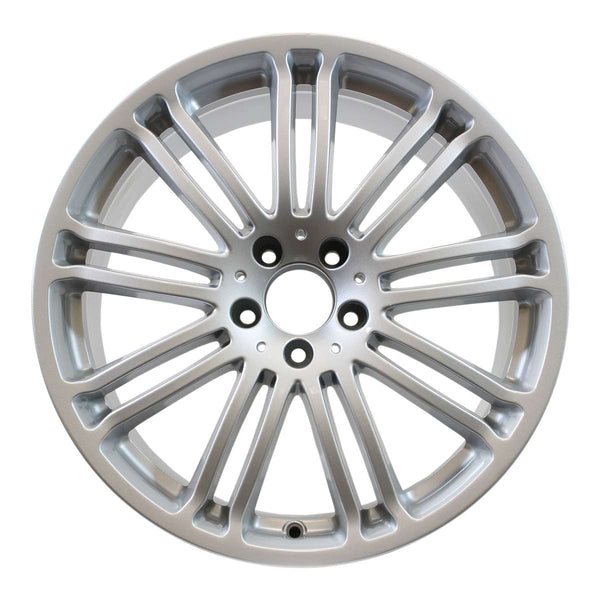 2010 mercedes cl600 wheel 19 silver aluminum 5 lug w65504s 9