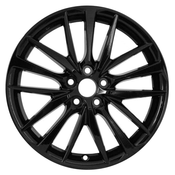 2021 toyota camry wheel 19 gloss black aluminum 5 lug rw75222gb 4