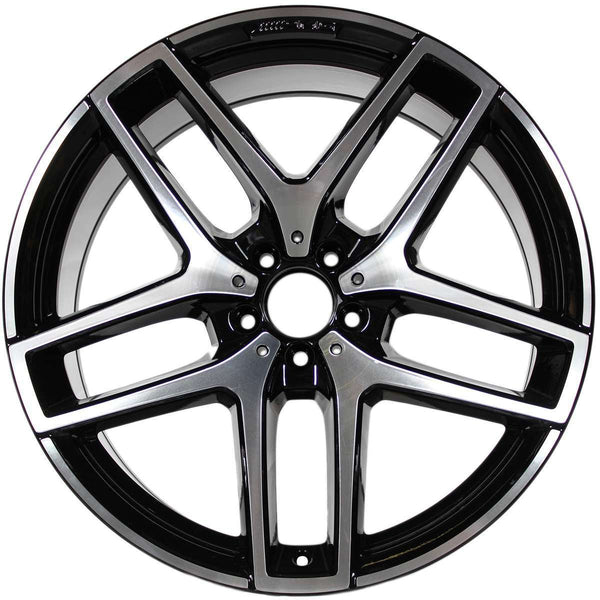 2015 Mercedes ML63 Wheel 21" Machined Black Aluminum 5 Lug W85491MB-6