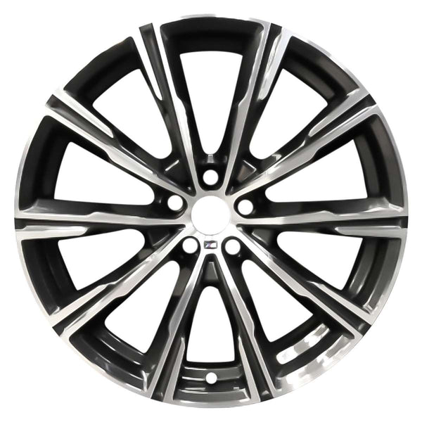 2020 BMW X5 Wheel 20" Machined Charcoal Aluminum 5 Lug W86464MC-2