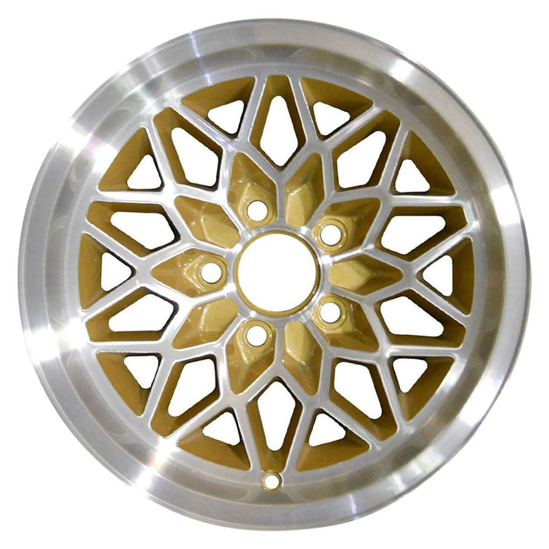 1978 pontiac trans wheel 15 machined gold aluminum 5 lug w1119mg 5