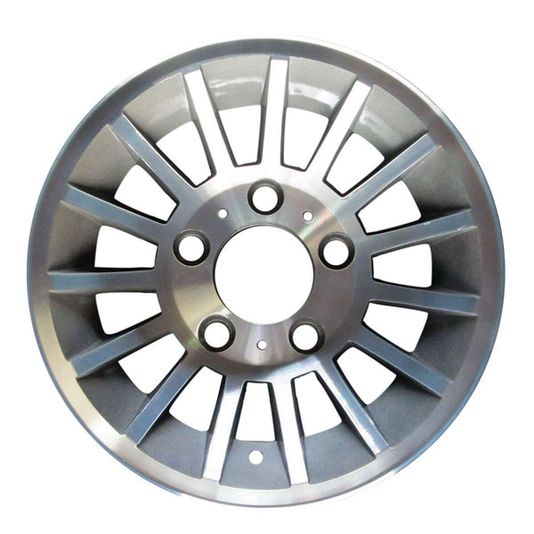 1980 dodge trail wheel 15 machined silver aluminum 5 lug w1174ms 11