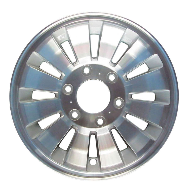 1983 jeep cherokee wheel 15 machined silver aluminum 6 lug w1190ms 12