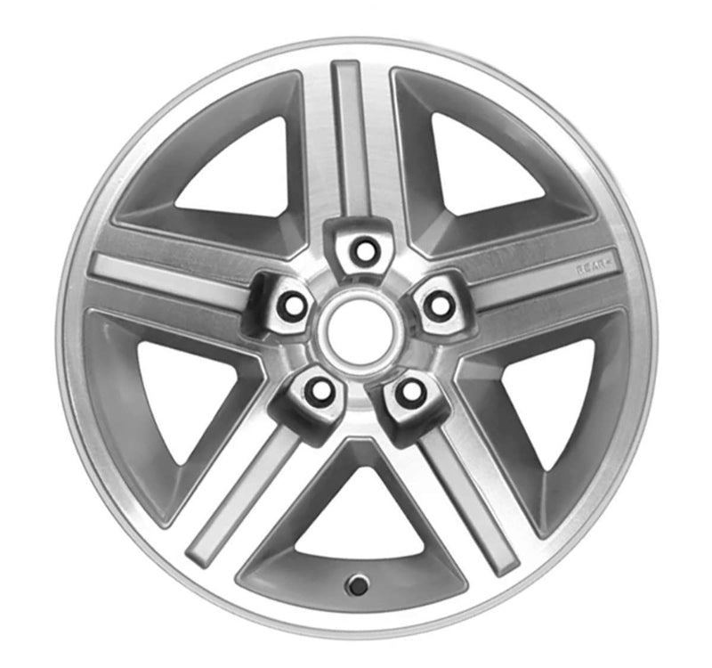 1985 chevrolet camaro wheel 16 machined silver aluminum 5 lug w1455ms 1