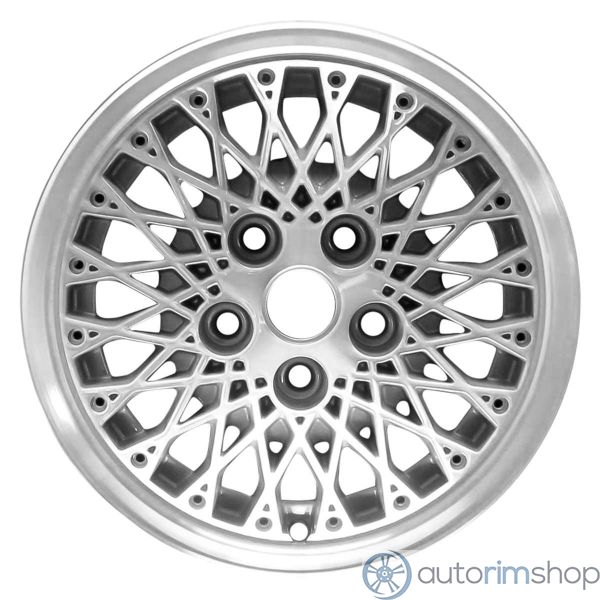 1989 oldsmobile regency wheel 15 machined silver aluminum 5 lug w1489ms 24