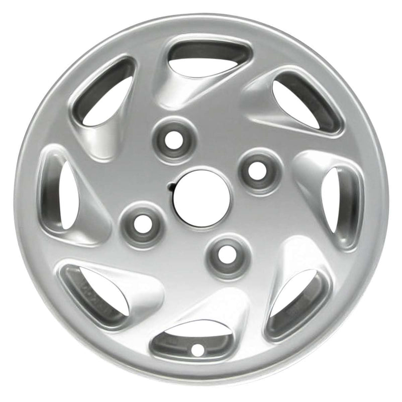 1992 ford festiva wheel 12 silver aluminum 4 lug w1578s 5