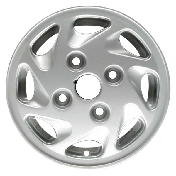 1990 ford festiva wheel 12 silver aluminum 4 lug w1578s 3