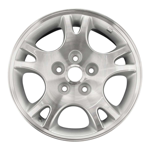 2001 dodge caravan wheel 16 machined silver aluminum 5 lug rw2155ms 1