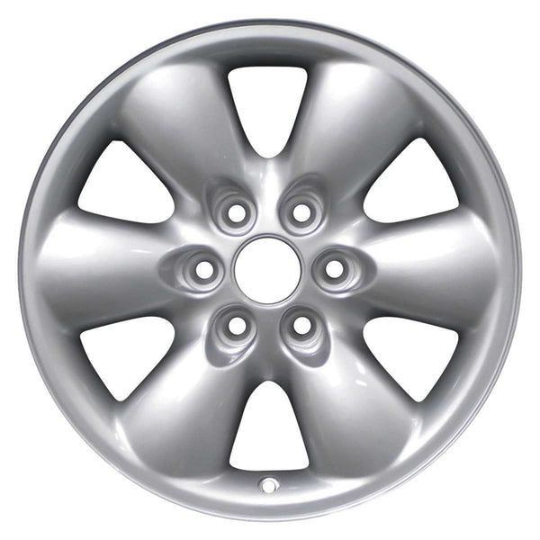 2003 dodge dakota wheel 16 silver aluminum 6 lug w2188s 1