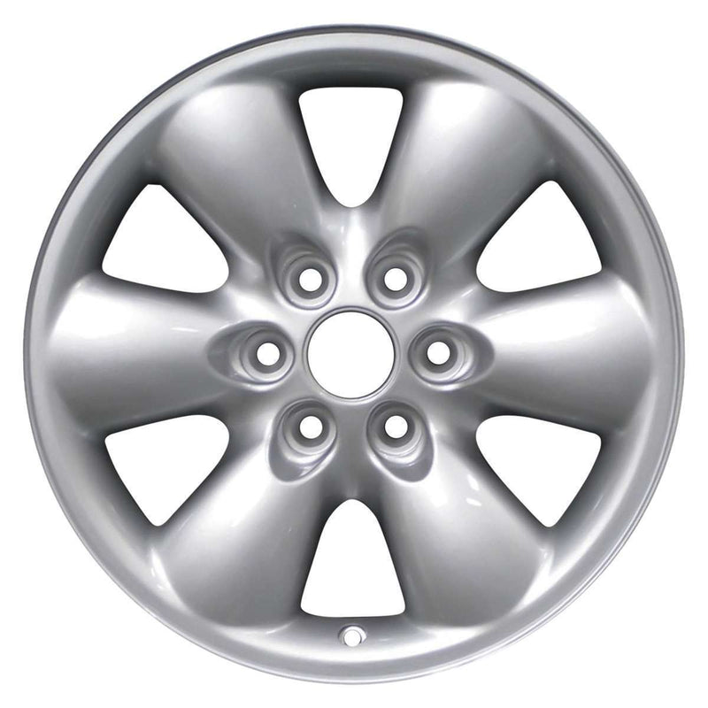 2003 dodge dakota wheel 16 silver aluminum 6 lug w2188s 1