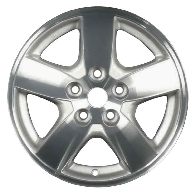 2007 dodge nitro wheel 16 machined silver aluminum 5 lug w2301ams 1