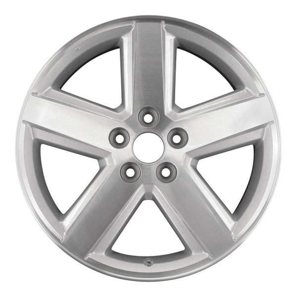 2012 jeep compass wheel 18 machined silver aluminum 5 lug rw2309ms 6