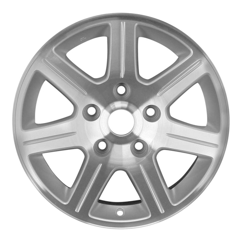 2008 chrysler town wheel 16 machined silver aluminum 5 lug rw2330ms 1