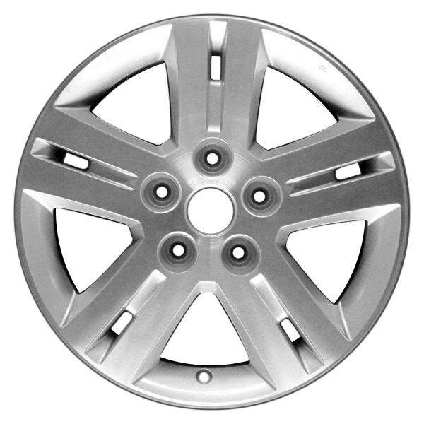 2016 dodge journey wheel 17 machined silver aluminum 5 lug w2335ms 1