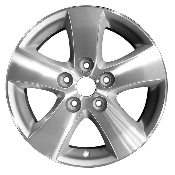 2009 dodge journey wheel 16 machined silver aluminum 5 lug w2371ms 1