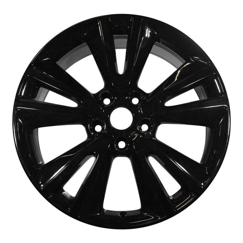 2014 dodge durango wheel 20 black aluminum 5 lug w2393b 6