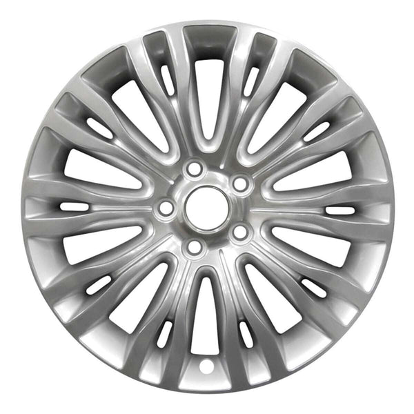 2011 chrysler 200 wheel 18 polished silver aluminum 5 lug rw2433ps 1