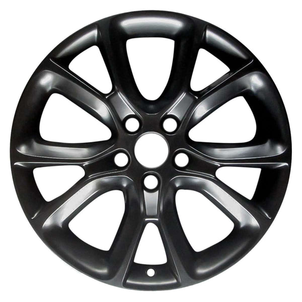 2013 chrysler 200 wheel 18 black aluminum 5 lug w2435b 2