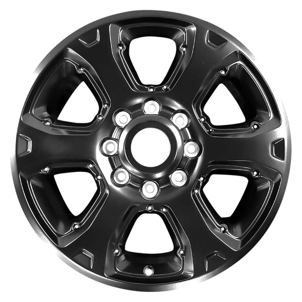 2016 dodge ram wheel 20 black aluminum 8 lug w2477b 9