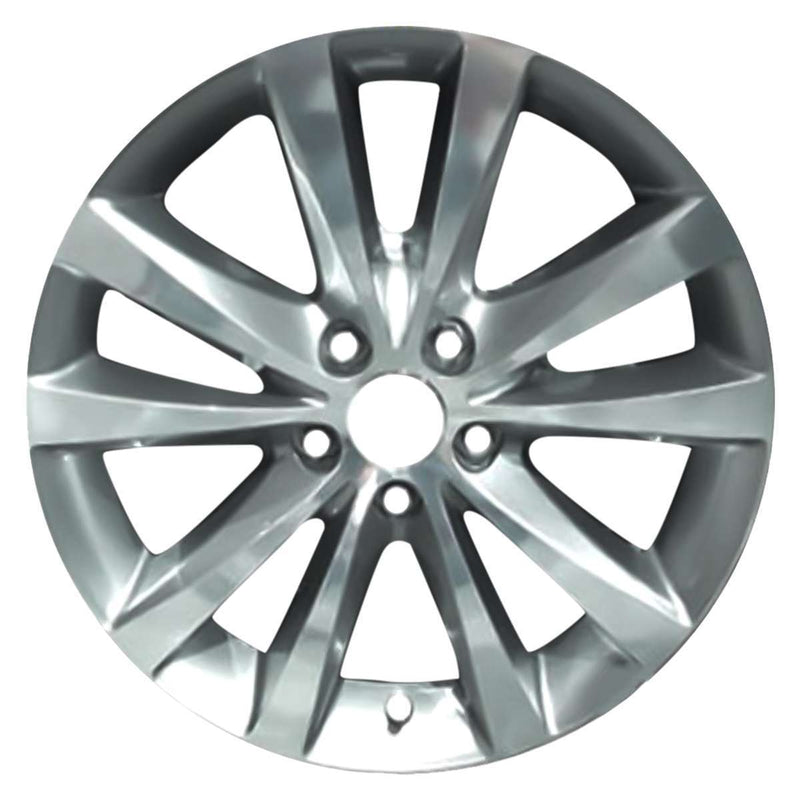 2014 chrysler town wheel 17 polished aluminum 5 lug w2489p 1