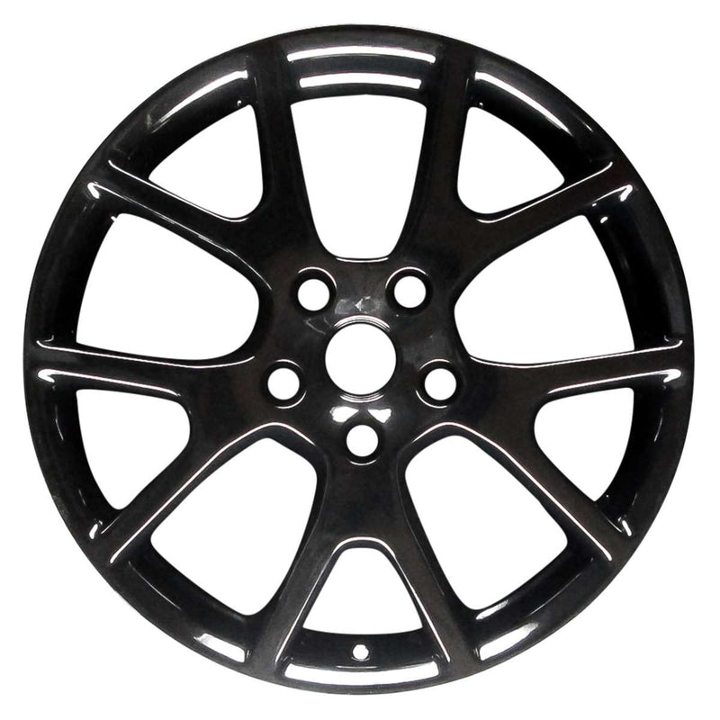 2012 dodge journey wheel 19 black aluminum 5 lug w2500b 2