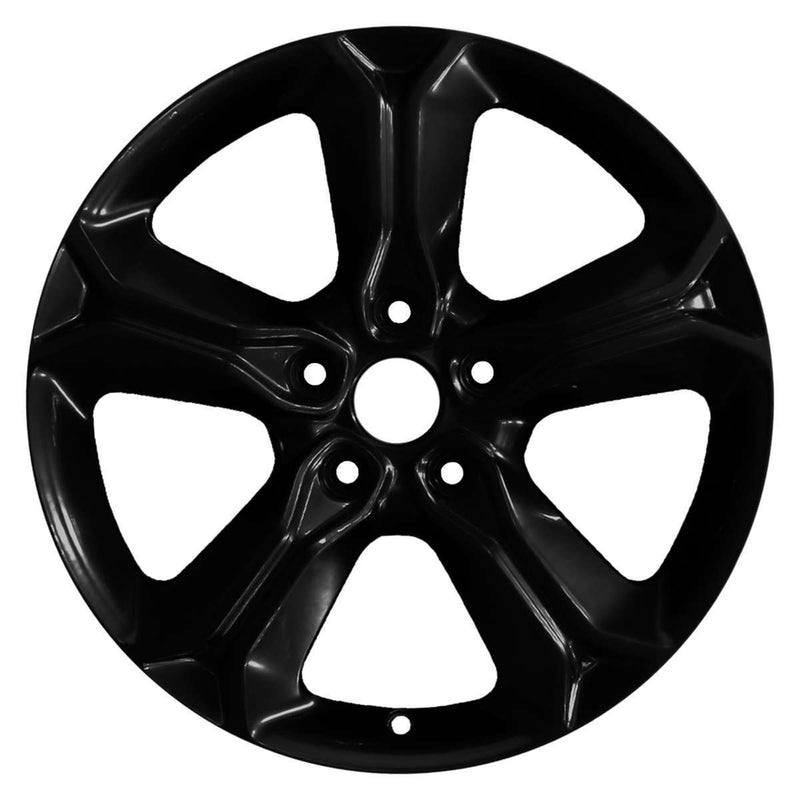 2019 dodge journey wheel 19 black aluminum 5 lug w2519b 6