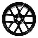 2019 dodge charger wheel 20 black aluminum 5 lug w2527ab 2