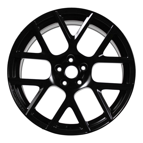 2016 dodge challenger wheel 20 black aluminum 5 lug w2527ab 5