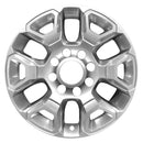 2017 dodge ram wheel 20 silver aluminum 8 lug w2562s 2