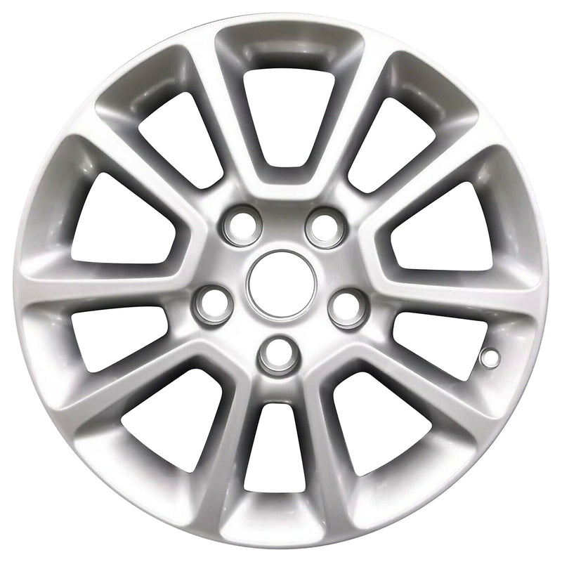 2012 dodge caravan wheel 17 machined silver aluminum 5 lug w2615ms 2