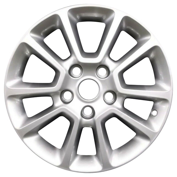 2011 dodge caravan wheel 17 machined silver aluminum 5 lug w2615ms 1