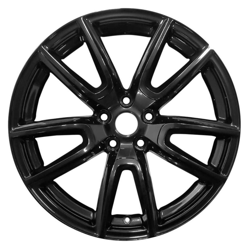 2019 dodge durango wheel 20 black aluminum 5 lug w2626b 2