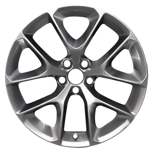 2019 dodge challenger wheel 20 charcoal aluminum 5 lug w2651c 1