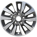 2020 chrysler pacifica wheel 17 machined charcoal aluminum 5 lug w2689mc 2