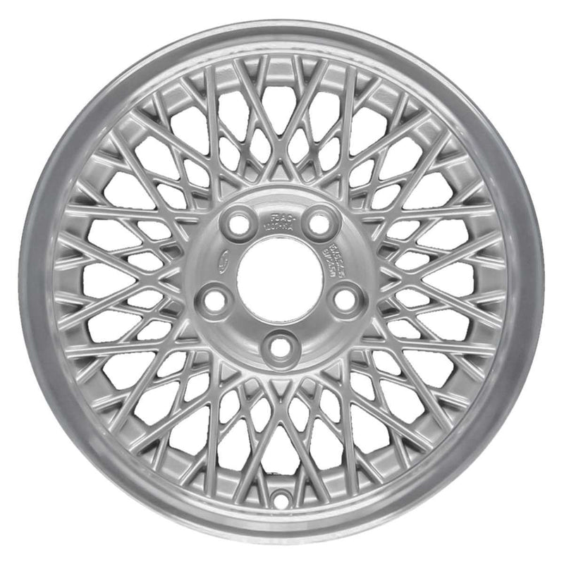 1994 ford passenger wheel 15 silver face with machined lip aluminum 5 lug w3054sml 2