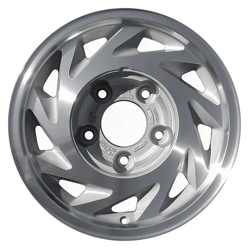 2001 ford e150 wheel 15 machined silver aluminum 5 lug w3147ms 9