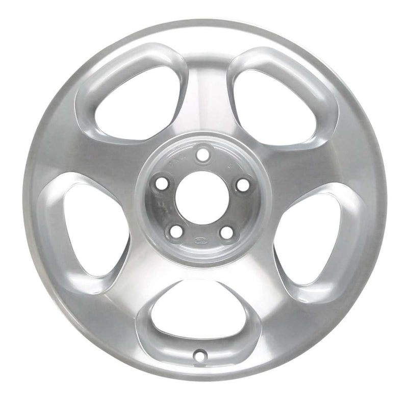 1995 ford mustang wheel 17 machined silver aluminum 5 lug w3173ms 3