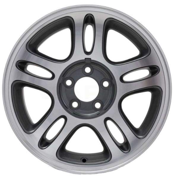 1996 ford mustang wheel 17 machined charcoal aluminum 5 lug rw3174mc 1