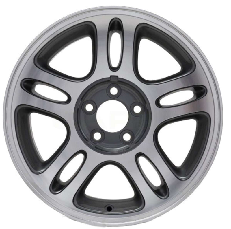 1997 ford mustang wheel 17 machined charcoal aluminum 5 lug rw3174mc 2